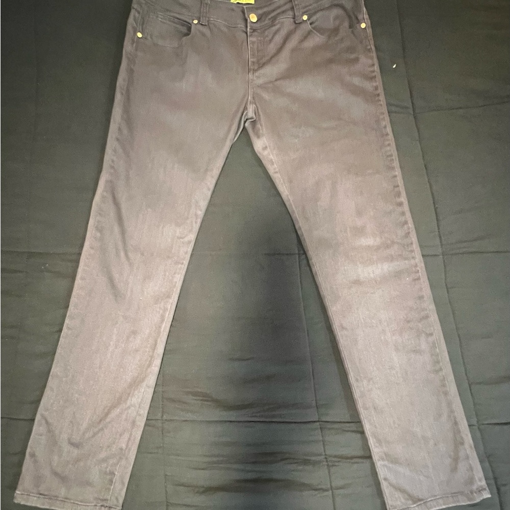 Versace Jeans Collection Charcoal Chinos 36x33 *Like New Worn Once